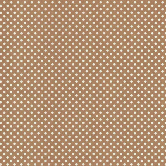 Gold and White Polka Dot Italian Paper ~ Tassotti ~ Reversible Print
